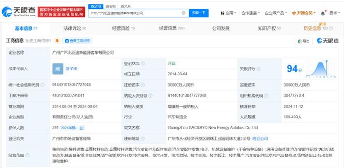 廣汽比亞迪新能源客車(chē)公司新帥上任，戚子沛法定代表人董事長(zhǎng)一肩挑(圖3)